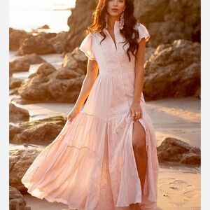 Joyfolie Blush Maxi Dress